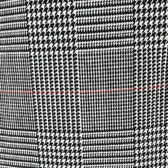 New Talbots Blazer Jacket Coat Sz 18WP 18W Petite Plaid Houndstooth Gray Black - Picture 4 of 6